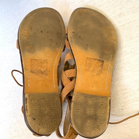 Sam Edelman Tan Gladiator sandal -7 - Picture 5 of 7